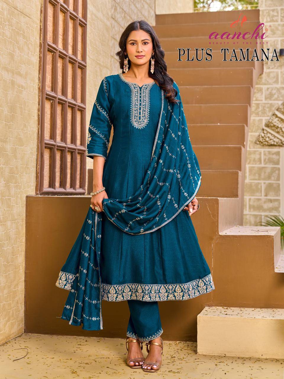 Aanchi plus tamana Online kurti shopping